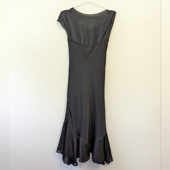 Vintage Ralph Lauren Charmeuse Silk Bias Cut Slip Dress - Picture 7 of 13